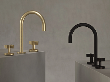 LONDON - 3 hole washbasin tap with aerator by The Watermark Collection - view 2